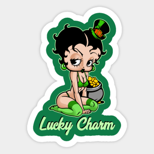 BETTY BOOP - Saint Patrick's day Sticker